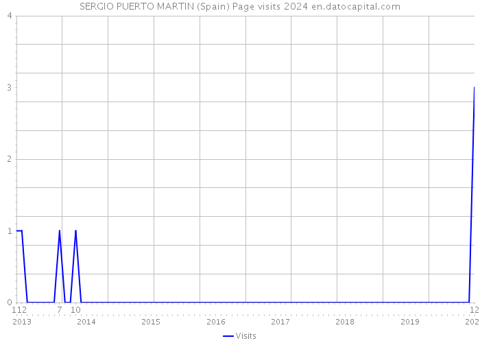 SERGIO PUERTO MARTIN (Spain) Page visits 2024 