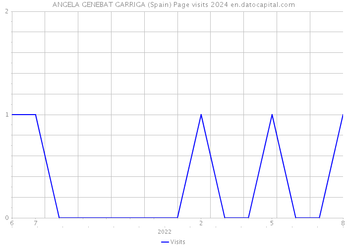ANGELA GENEBAT GARRIGA (Spain) Page visits 2024 