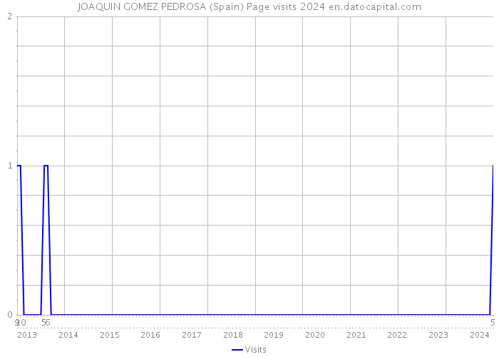 JOAQUIN GOMEZ PEDROSA (Spain) Page visits 2024 
