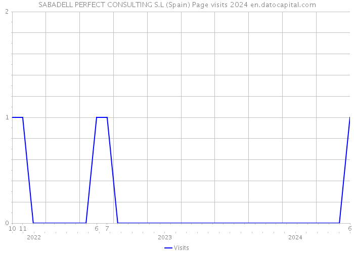 SABADELL PERFECT CONSULTING S.L (Spain) Page visits 2024 