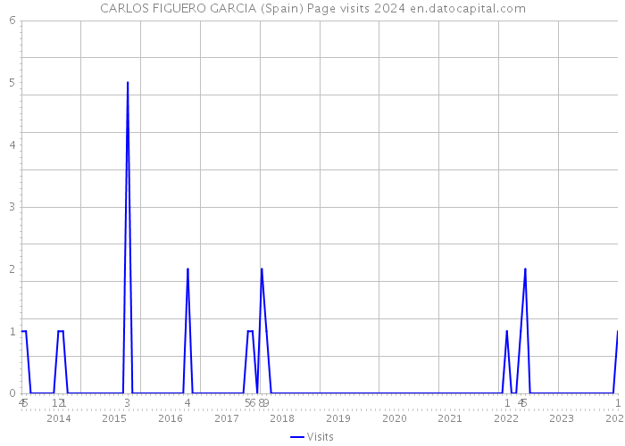 CARLOS FIGUERO GARCIA (Spain) Page visits 2024 