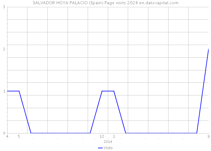 SALVADOR HOYA PALACIO (Spain) Page visits 2024 