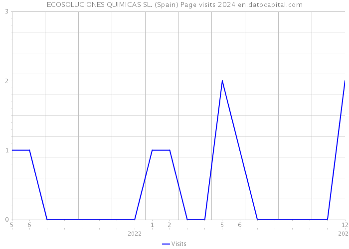 ECOSOLUCIONES QUIMICAS SL. (Spain) Page visits 2024 