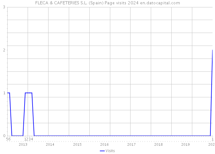 FLECA & CAFETERIES S.L. (Spain) Page visits 2024 