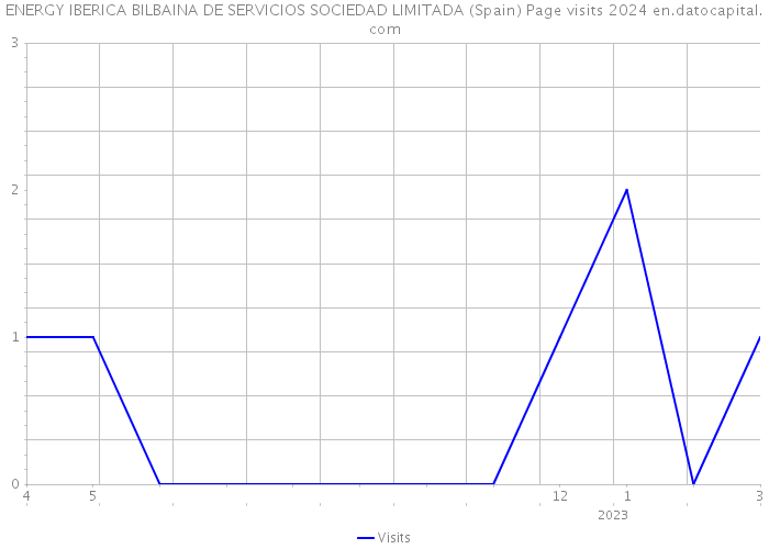 ENERGY IBERICA BILBAINA DE SERVICIOS SOCIEDAD LIMITADA (Spain) Page visits 2024 