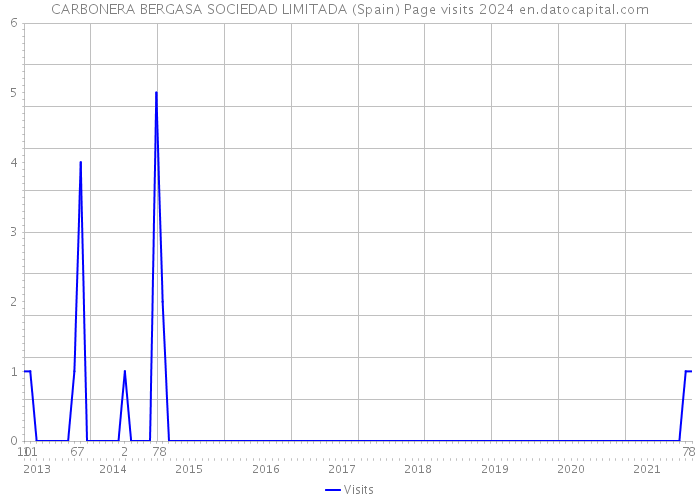 CARBONERA BERGASA SOCIEDAD LIMITADA (Spain) Page visits 2024 