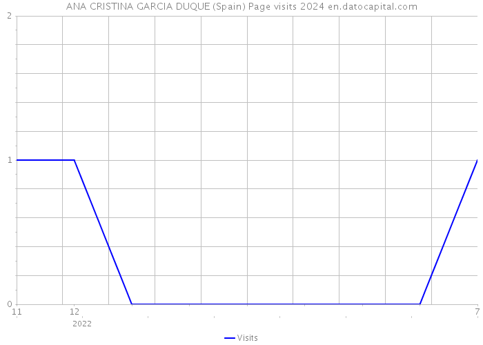 ANA CRISTINA GARCIA DUQUE (Spain) Page visits 2024 