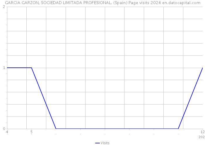 GARCIA GARZON, SOCIEDAD LIMITADA PROFESIONAL. (Spain) Page visits 2024 