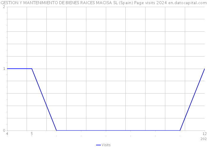 GESTION Y MANTENIMIENTO DE BIENES RAICES MACISA SL (Spain) Page visits 2024 