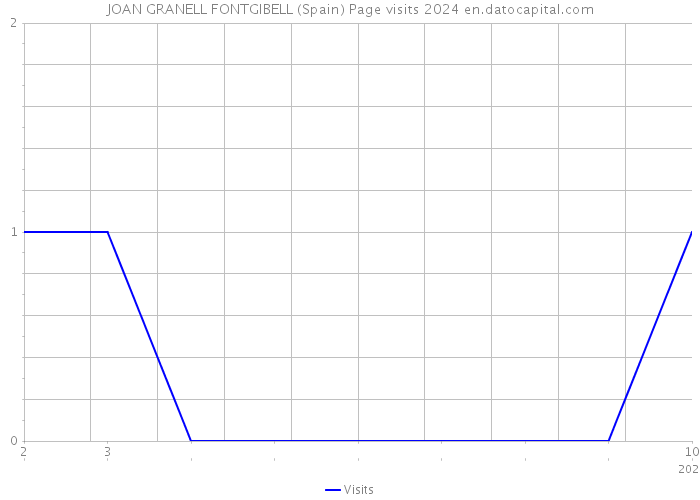 JOAN GRANELL FONTGIBELL (Spain) Page visits 2024 
