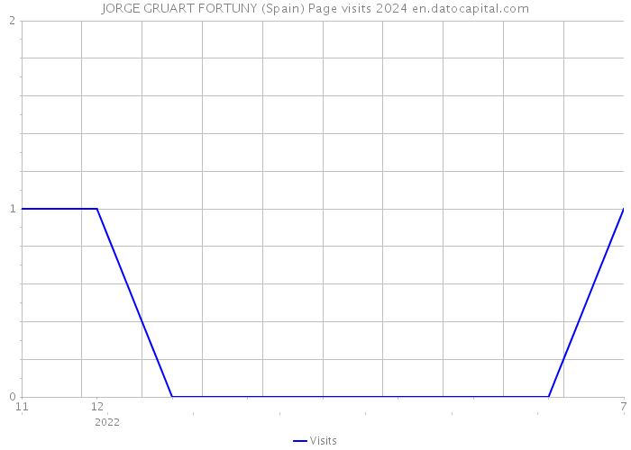 JORGE GRUART FORTUNY (Spain) Page visits 2024 