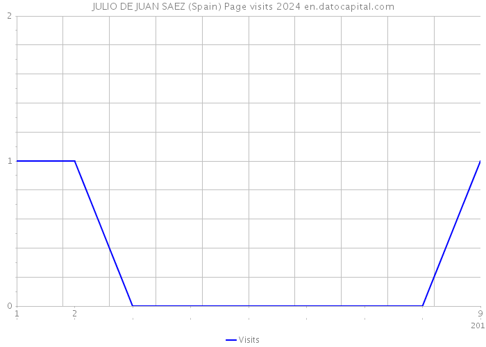 JULIO DE JUAN SAEZ (Spain) Page visits 2024 