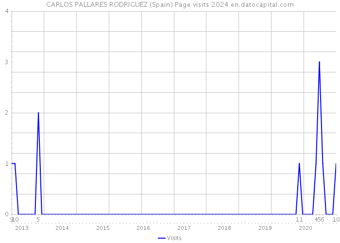 CARLOS PALLARES RODRIGUEZ (Spain) Page visits 2024 