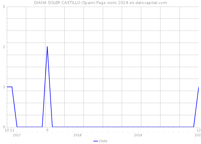 DIANA SOLER CASTILLO (Spain) Page visits 2024 