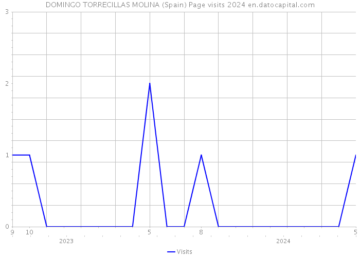 DOMINGO TORRECILLAS MOLINA (Spain) Page visits 2024 