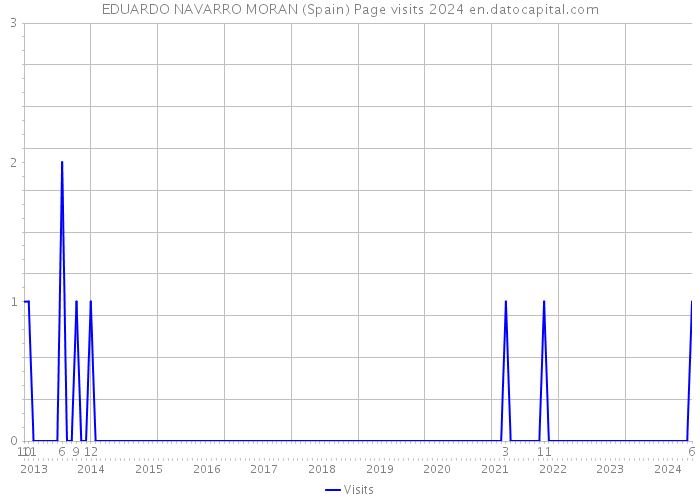 EDUARDO NAVARRO MORAN (Spain) Page visits 2024 