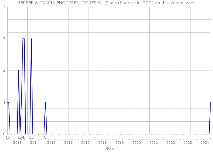 FERRER & GARCIA ENOCONSULTORES SL. (Spain) Page visits 2024 