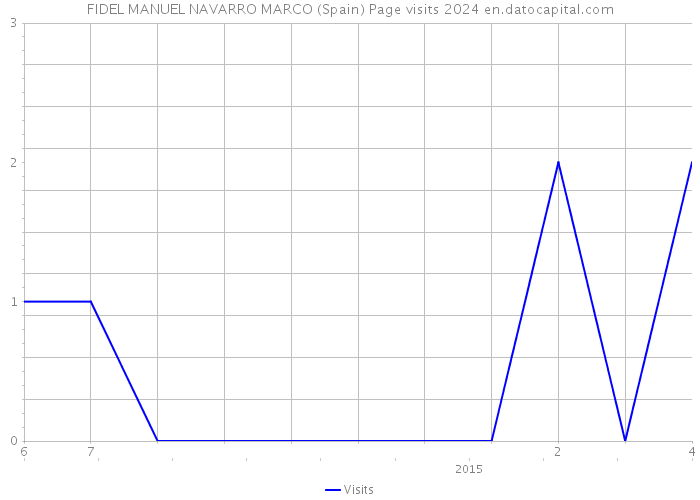 FIDEL MANUEL NAVARRO MARCO (Spain) Page visits 2024 