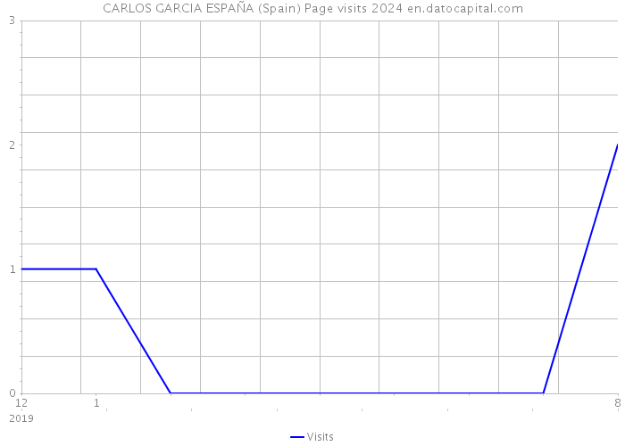 CARLOS GARCIA ESPAÑA (Spain) Page visits 2024 