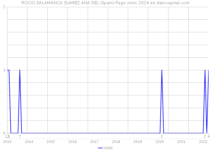 ROCIO SALAMANCA SUAREZ ANA DEL (Spain) Page visits 2024 