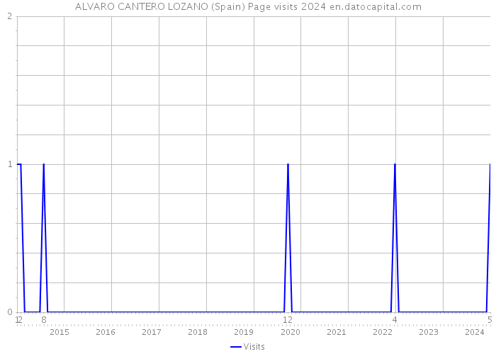 ALVARO CANTERO LOZANO (Spain) Page visits 2024 