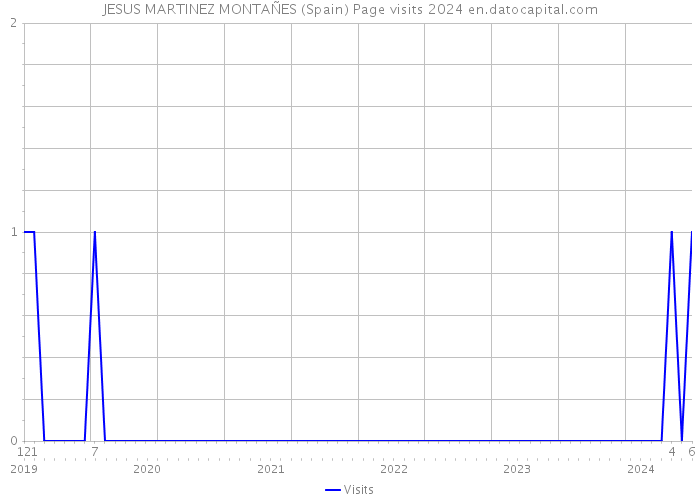 JESUS MARTINEZ MONTAÑES (Spain) Page visits 2024 