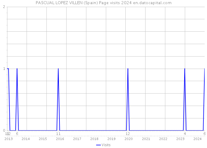 PASCUAL LOPEZ VILLEN (Spain) Page visits 2024 