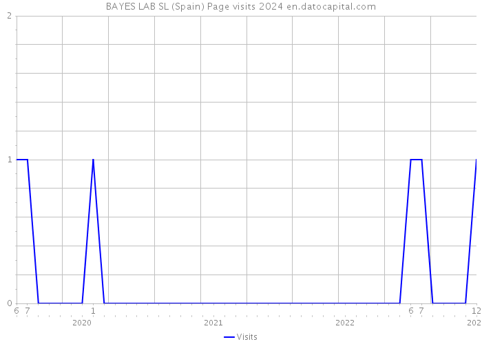 BAYES LAB SL (Spain) Page visits 2024 