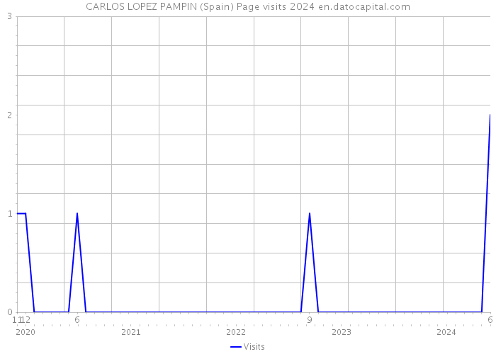 CARLOS LOPEZ PAMPIN (Spain) Page visits 2024 