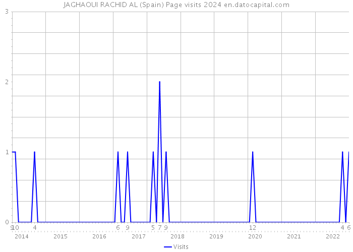 JAGHAOUI RACHID AL (Spain) Page visits 2024 