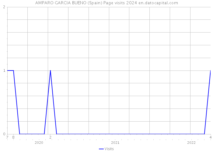 AMPARO GARCIA BUENO (Spain) Page visits 2024 