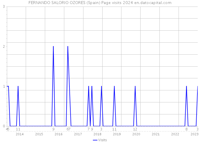 FERNANDO SALORIO OZORES (Spain) Page visits 2024 