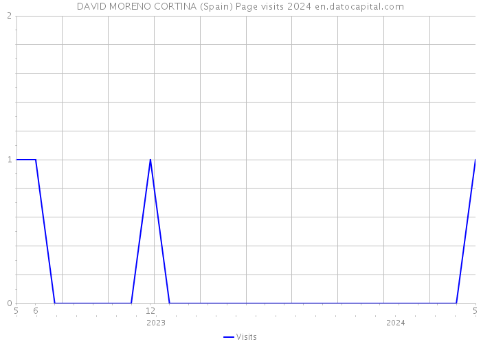 DAVID MORENO CORTINA (Spain) Page visits 2024 