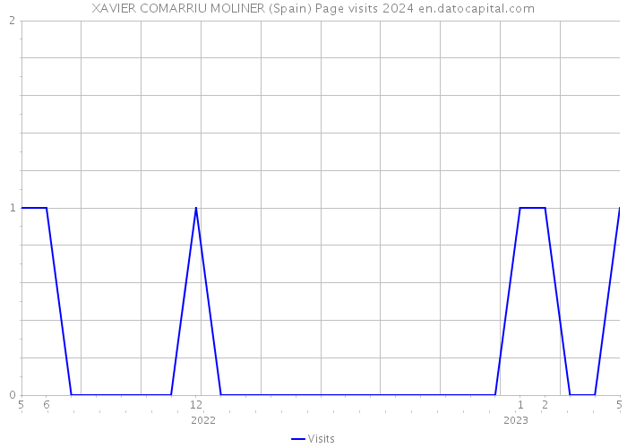 XAVIER COMARRIU MOLINER (Spain) Page visits 2024 