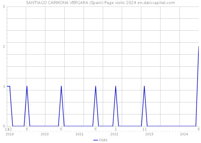 SANTIAGO CARMONA VERGARA (Spain) Page visits 2024 