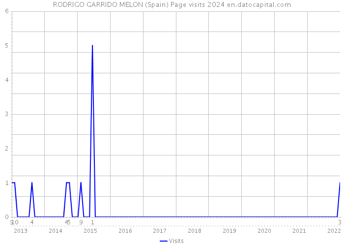 RODRIGO GARRIDO MELON (Spain) Page visits 2024 