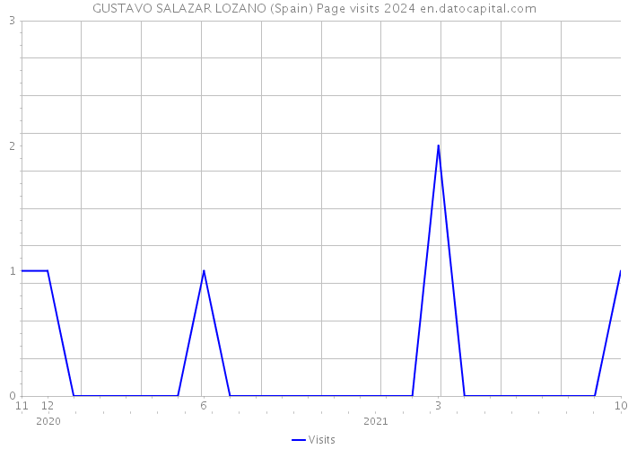 GUSTAVO SALAZAR LOZANO (Spain) Page visits 2024 