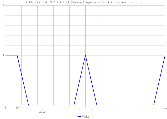 JUAN JOSE CALZON CABEZA (Spain) Page visits 2024 