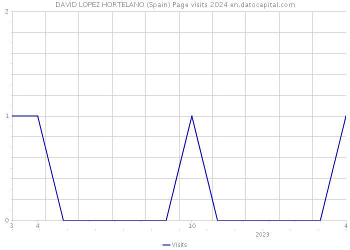 DAVID LOPEZ HORTELANO (Spain) Page visits 2024 