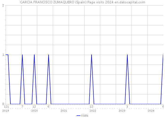 GARCIA FRANCISCO ZUMAQUERO (Spain) Page visits 2024 