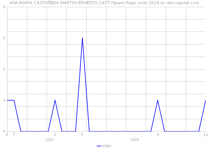 ANA MARIA CASTAÑEDA MARTIN-ERNESTO CAST (Spain) Page visits 2024 