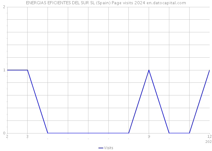 ENERGIAS EFICIENTES DEL SUR SL (Spain) Page visits 2024 