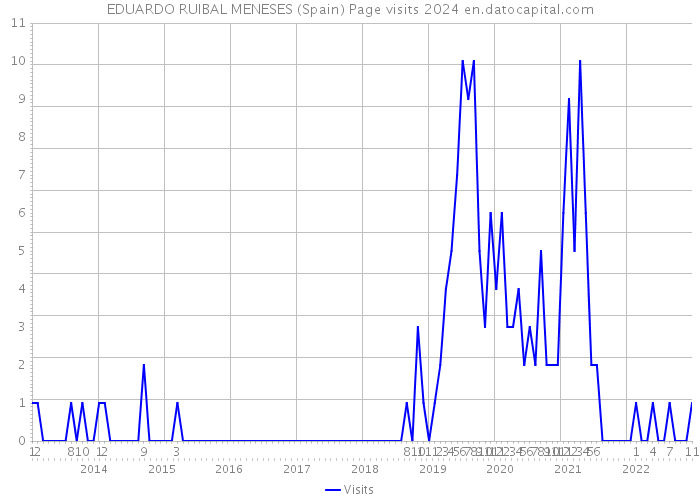 EDUARDO RUIBAL MENESES (Spain) Page visits 2024 