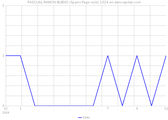 PASCUAL RAMON BUENO (Spain) Page visits 2024 
