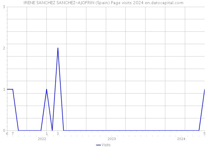 IRENE SANCHEZ SANCHEZ-AJOFRIN (Spain) Page visits 2024 