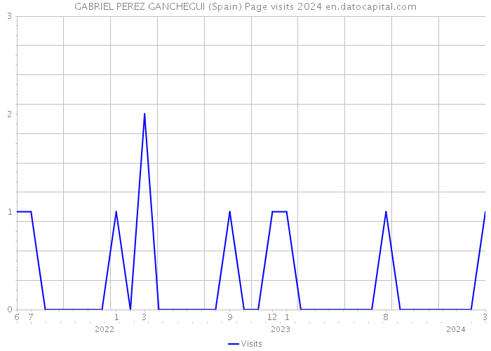 GABRIEL PEREZ GANCHEGUI (Spain) Page visits 2024 