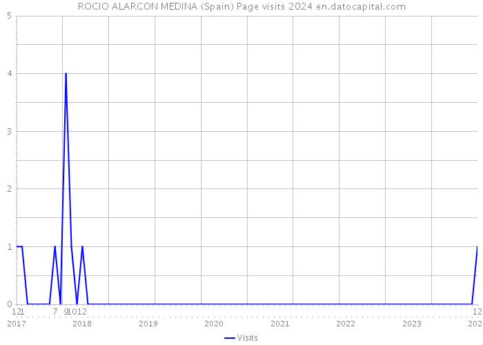 ROCIO ALARCON MEDINA (Spain) Page visits 2024 