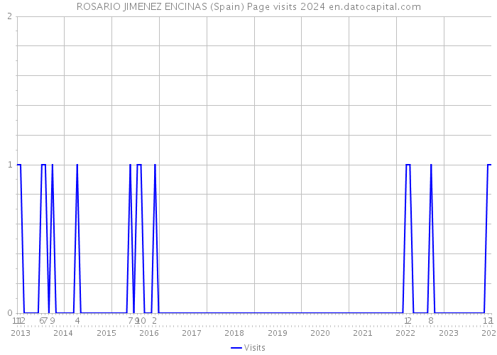 ROSARIO JIMENEZ ENCINAS (Spain) Page visits 2024 