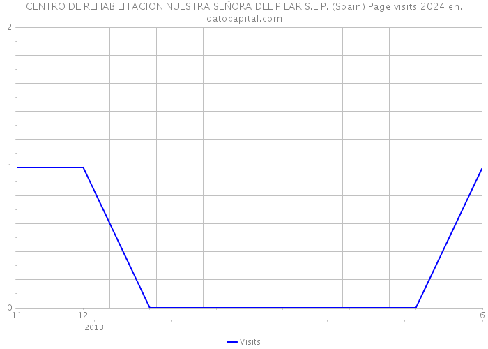 CENTRO DE REHABILITACION NUESTRA SEÑORA DEL PILAR S.L.P. (Spain) Page visits 2024 