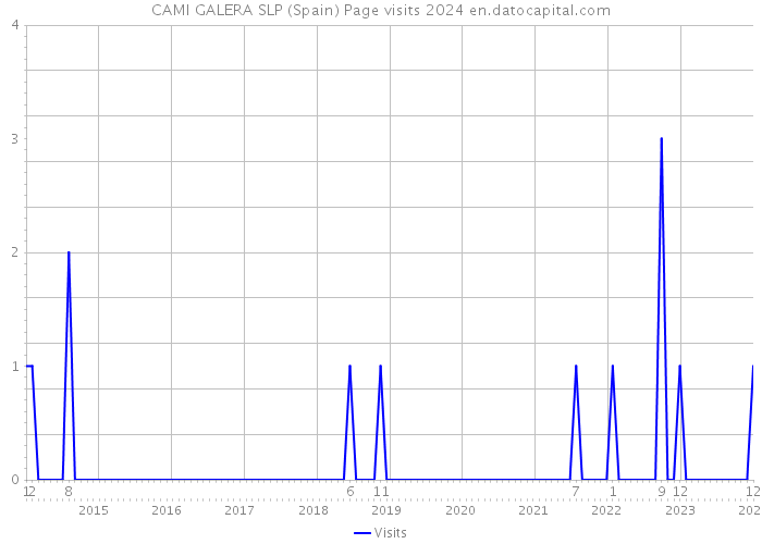 CAMI GALERA SLP (Spain) Page visits 2024 